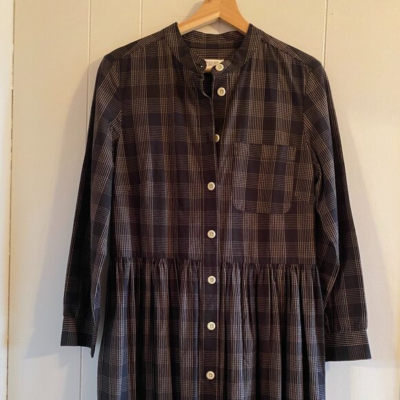 Toast Dresses & Skirts - Toast Chalkboard Cotton Shirt Dress